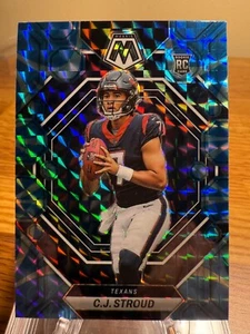 CJ Stroud 2023 Panini Mosaico Azul Reactivo Prizm Novato RC Texans #292 - Imagen 1 de 2
