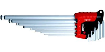 Wiha 37351 Magicring Metric Hex Key Set In Ergostar Holder 9 Piece Chrome Plated - Image 1 of 2