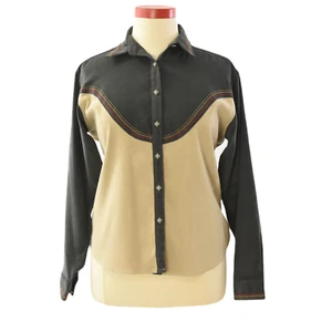 Wrangler Riata Embroidered Top Stitched Western Top Womens XL - Picture 1 of 6