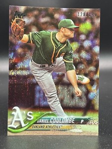 2018 Topps DANIEL COULOMBE Athletics #16 Foilboard 128/190 Free Shipping