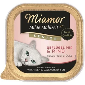 Miamor Schale Milde Mahlzeit Senior Geflügel & Rind 32 x 100 g - Bild 1 von 1