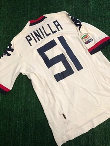 Match Worn Pinilla Cagliari Calcio Soccer Football 2012/13 Kappa Size L - Picture 1 of 8