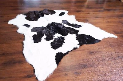 ORIGINAL COWHIDE premium quality cowhide calf skin size approx 3x3 ft