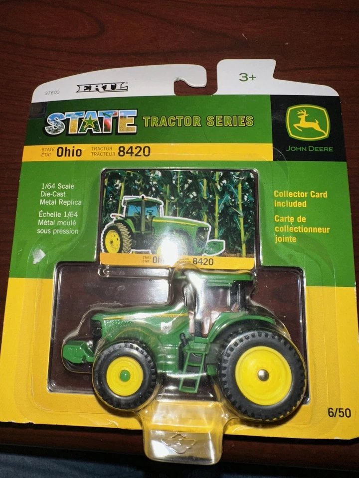 Ertl 1/64 John Deere 8420 4WD Tractor Ohio #37603 - Image 1 of 1