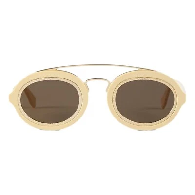 Gafas de sol Fendi FF para hombre crema FOL548 NUEVAS CON ETIQUETAS Foto 1 de 4
