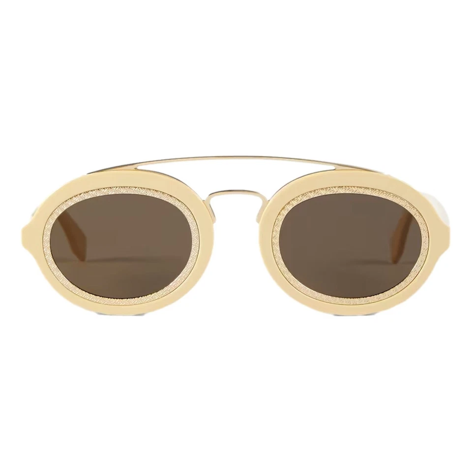 Gafas de sol Fendi FF para hombre crema FOL548 NUEVAS CON ETIQUETAS Foto 1 de 4