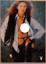 Playboy Centerfold Col. Crds March Set UNIQUE TULA COSSEY ERROR AUTO. CARD #1690