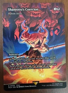 Shantotto's Coercion - Diabloic Intent #34 · FINAL FANTASY · Borderless Non-Foil - Imagen 1 de 2