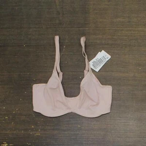B.tempt'd by Wacoal Cotton to a Tee Scoop Underwire Bra Rose Smoke Pink 32DD - Picture 1 of 7