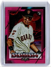 2020 Topps Fire Magenta Mauricio Dubon RC 22/25 San Francisco Giants #114