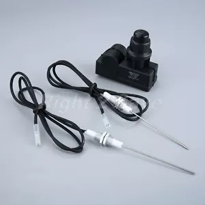 Battery Gas Grill Electronic Igniter Ignitor Burner Kit With Spark Plug Wire 1M - Picture 1 of 12