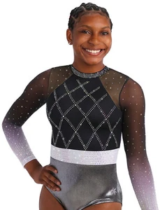 NEU! Brooklynn Mädchen Gymnastik Wettbewerb Trikot von Schneeflocke Designs - Bild 1 von 2