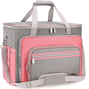 Sewing Machine Carrying Case with Multiple Storage Pockets, Universal Tote Ba... - Picture 1 of 8