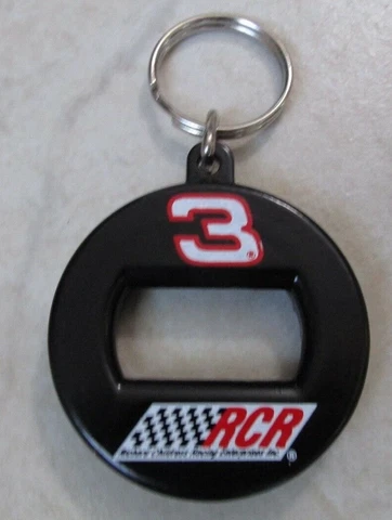 NEW Dale Earnhardt Sr #3 Bottle Opener Keychain RCR Cover