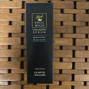 Black Snail Mucin Collagen Serum GlamFox NEW IN BOX - Picture 1 of 5