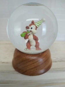 Vintage Limited Edition Disney Dale New Years Day Crystal Snow Globe - Picture 1 of 8