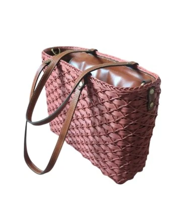 Bolso de Mano Patricia Nash Talara Especialmente Tejido de Paja-Sin Correa Bandolera Foto 1 de 4