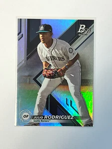 Bowman Platinum Top Prospects 2019 Julio Rodríguez Top-63 Marineros de Seattle - Imagen 1 de 9