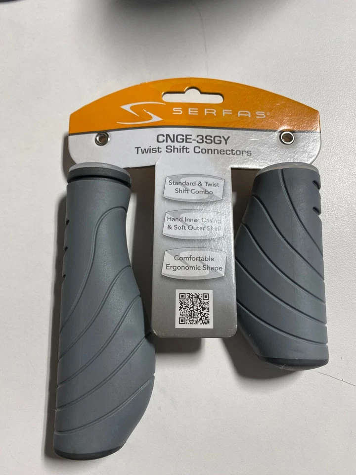 Serfas Ergo Twist Shift Connector Grips Brown