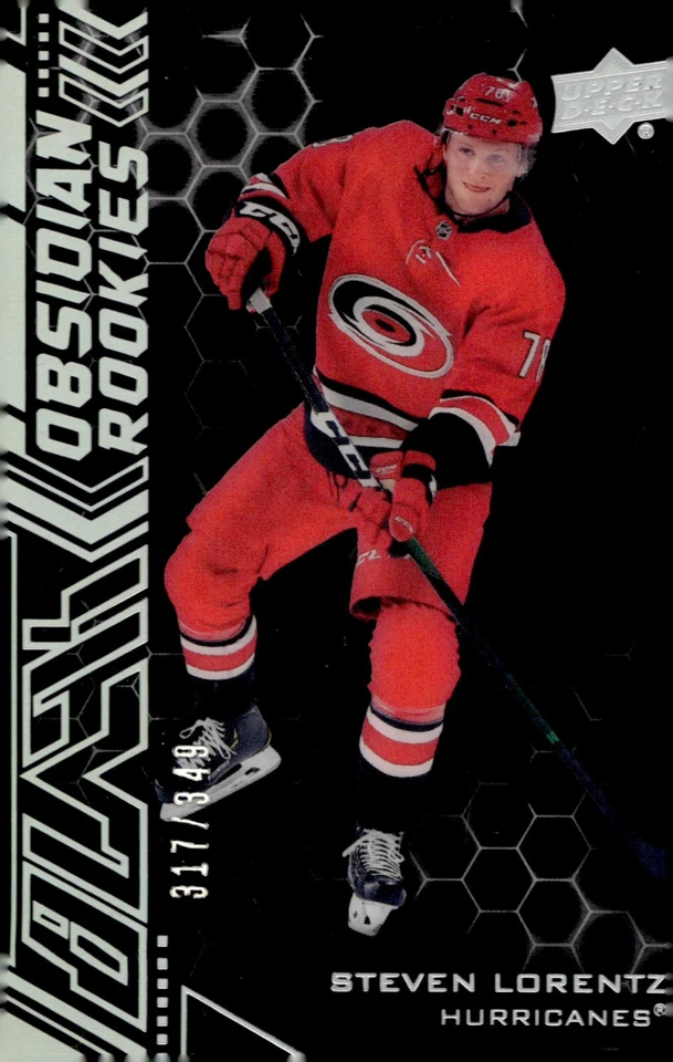 Steven Lorentz - 2020-21 Upper Deck Black Obsidian Rookies /349 Card #OR-29 - Image 1 of 2