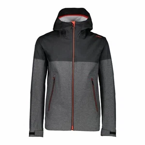 CMP Chaqueta para Correr Man Fix Capucha Gris Impermeable Transpirable Mezclado - Imagen 1 de 1