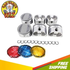 Engine Pistons and Rings Fits 01-04 Nissan Frontier 3.3L V6 SOHC 12v VG33ER - Picture 1 of 3