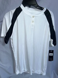 MIZUNO DryLite Herren Baseballshirt weiß leicht glatt Größe M - Bild 1 von 4