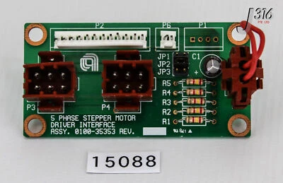 15088 APPLIED MATERIALS PCB ASSY 5 PHASE STEPPER DRIVER INTERFACE 0100-35353 - Image 1 of 4