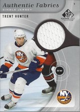 2005-06 SP Game Used Authentic Fabrics #AFHU Trent Hunter Jersey - NM-MT