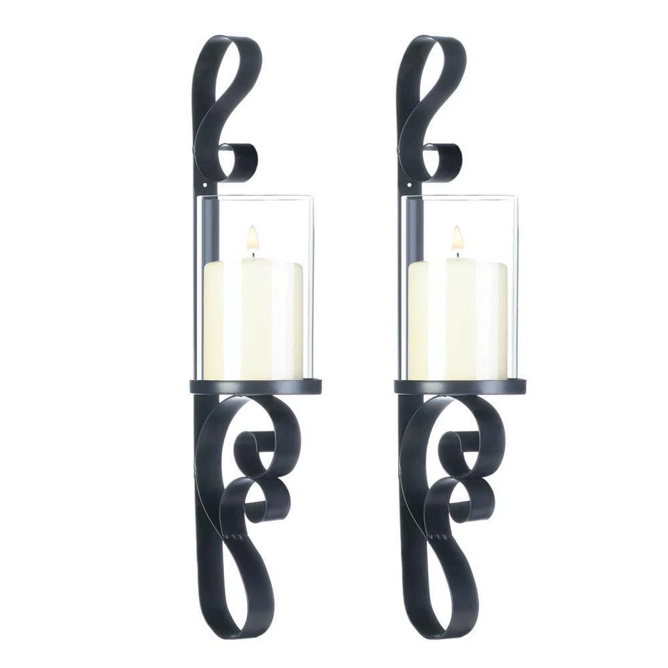 Partylite 10017959 Ornate Candle Sconce Duo