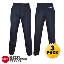 3 x DNC Workwear Mens Inherent Flame Resistant PPE2 Basic Safety Pants Navy 3470