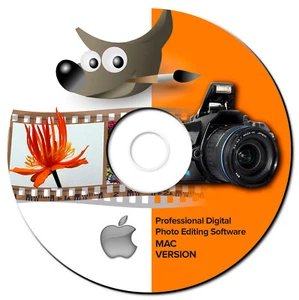 GIMP-Pro Photo Graphic Design Image Editing Software-w Photo shop Guide-MAC-CD - Picture 1 of 15