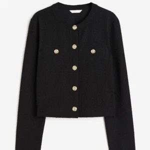 NWT Navy Textured Cropped Cardigan - Picture 1 of 7