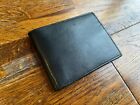 Great New Mens bifold Black leather wallet