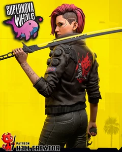 Female V - Cyberpunk 2077 - Fanmade | Painted Preorder / Unpainted Options - Picture 1 of 18