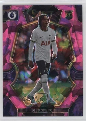 2022 Panini Select Premier League Mezzanine Pink Ice Prizm Djed Spence Rookie RC - Image 1 of 2
