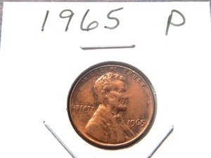 1965 (P) Lincoln Penny - Picture 1 of 2