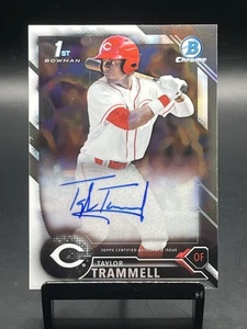 Bowman Draft Taylor Trammell 2016 #CDA-TT cromo selecciones de draft automático primera - Imagen 1 de 2