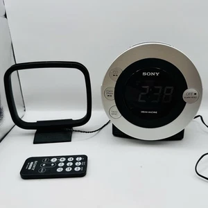 Sony Dream Machine ICF-CD3iP CD Player iPod iPhone Dock Radio Alarm Clock Tested - Picture 1 of 18