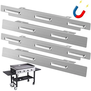 4pcs Stainless Steel Wind Guards for 36” Blackstone Griddle - Magnetic Screen... - Picture 1 of 6