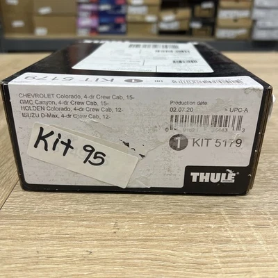 Kit de ajuste de sistema de portaequipajes de techo Thule 5179 negro (paquete de 4) para Chevrolet Colorado KIT95 Foto 1 de 4