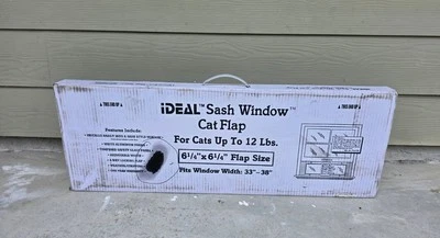 IDEAL Sash Window Cat Flap - 33-38 Inches Model 33SWDCF - Image 1 of 4