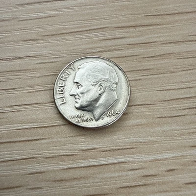 1964 Roosevelt Dime – 90% Silver –  U.S. Coin - Image 1 of 2