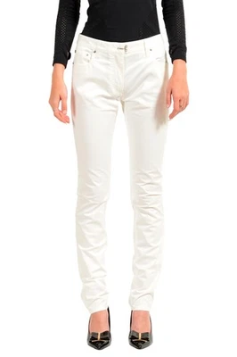 Pantalones para mujer Maison Margiela blancos de pierna recta US S IT 40 Foto 1 de 4