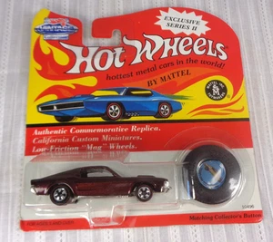 HOT WHEELS Vintage 25th Anniversary Series II CUSTOM MUSTANG 10496 MAROON NEU! - Bild 1 von 3
