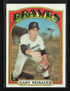 1972 Topps #149 Gary Neibauer Atlanta Braves EX - Imagen 1 de 2