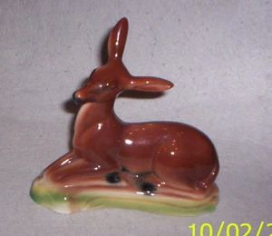 Vintage Stewart B. McCulloch Pottery Deer Figurine - Picture 1 of 2