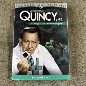 Quincy, M.E. - Seasons 1 & 2 Jack Klugman- DVD Set Crime Scene Investigator NEW - Picture 1 of 10