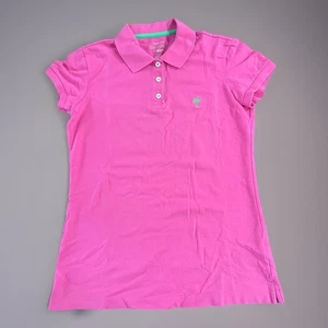 Lilly Pulitzer Island Polo Womens Size Small Pink Short Sleeve Golf Excellent - Picture 1 of 15