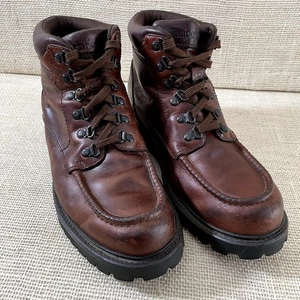 Botas Chukka Timberland 6 pulgadas, Cuero Marrón, Con Cordones, Buen Estado, Para Hombre 10.5M - Imagen 1 de 10